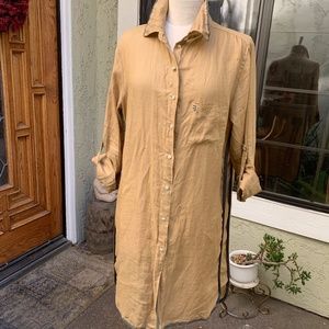 OTTODAME Women's Cotton Shirt Dress Women's Size 8